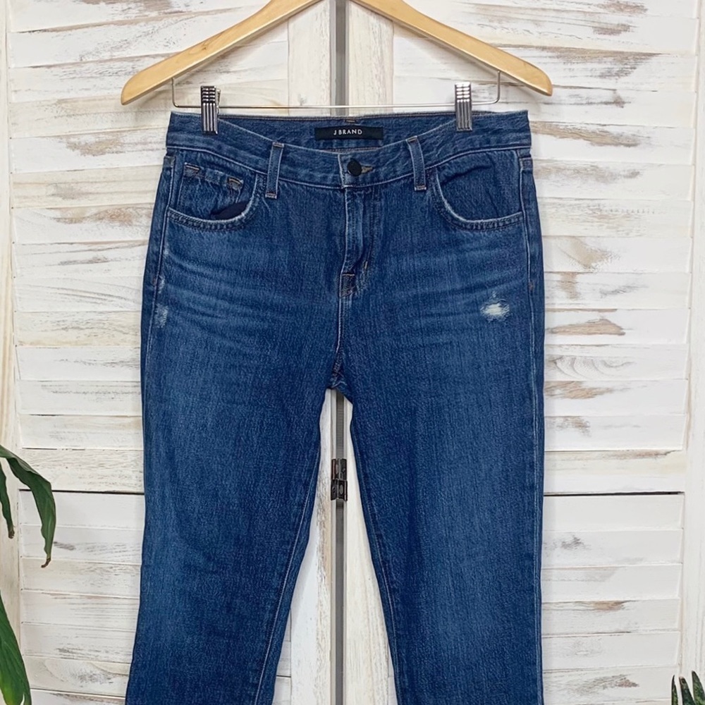 J BRAND Johnny Mid Rise Boy Fit Doubletake 24 - Picture 2 of 15